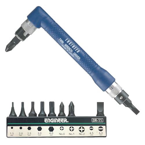 ENGINEER DR07 Engineer Twin Wrench Screwdriver Set 10 Bits - Image 1