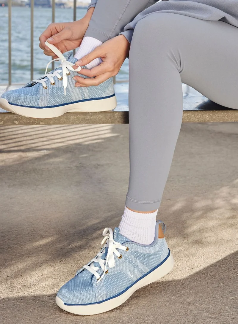 Keds Faded Denim/Cognac Keds Women's BlissWalk Lace Up Casual Sneaker Blue for Women | Best Price UAE