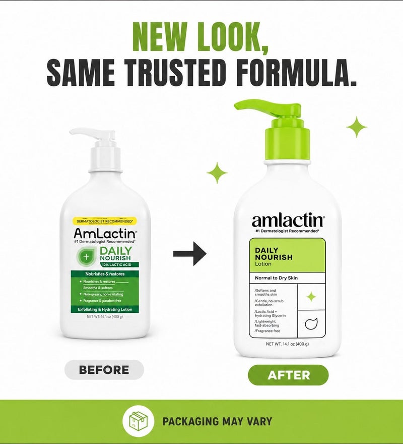 AmLactin Daily Moisturizing Body Lotion, 7.9 Ounce (Pack of 1) Bottle, Paraben Free - Image 4
