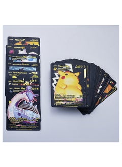 MissTiara 55 PCS Black Gold Foil Card Assorted Cards Deck Box Cool Cards Packs Gift for Kid - Including Vmax Rares V Series GX EX and Common Cards  - Image 3