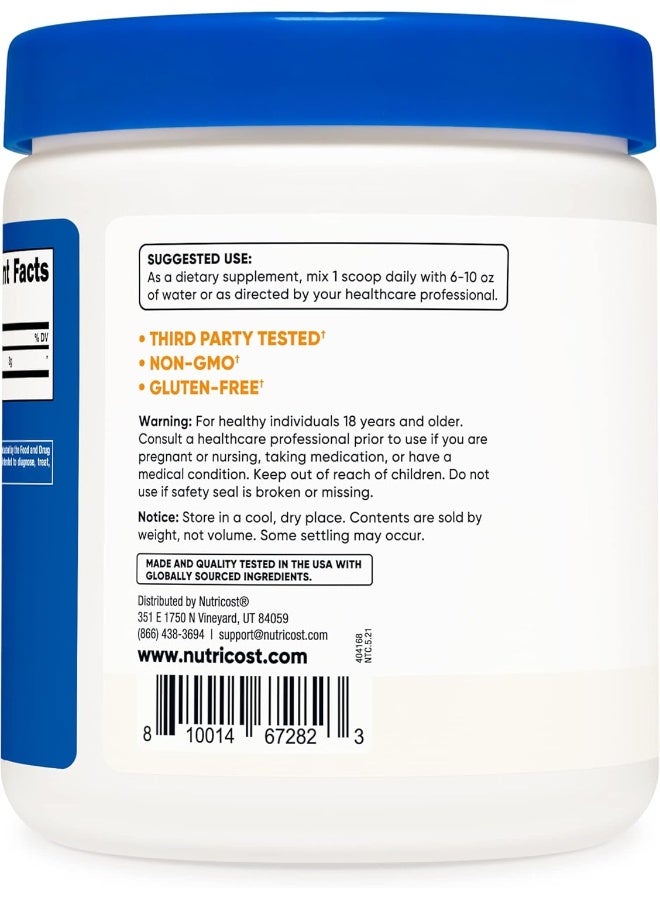 Nutricost Glycine Powder 1Lb - Non-Gmo, Gluten Free - Image 3