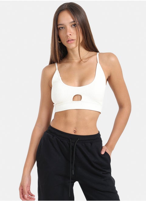 Soft Bra with Keyhole Design