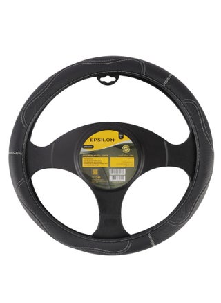Steering Wheel Cover- EPS1234 Size: L With Leather Touch for Improved Control and Grip Perfect for Protecting your Steering Wheel From Cracking and Peeling Black - pzsku/Z2FE41C0FF8B4FC5BA93EZ/45/_/1715857931/f6f8d89e-2a5a-42c0-bc25-75336e16c018