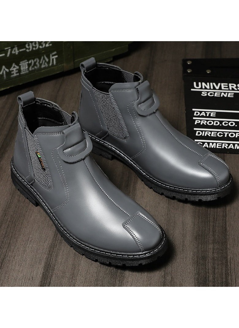 Shougu Versatile Retro Casual Leather Shoes  - Image 1