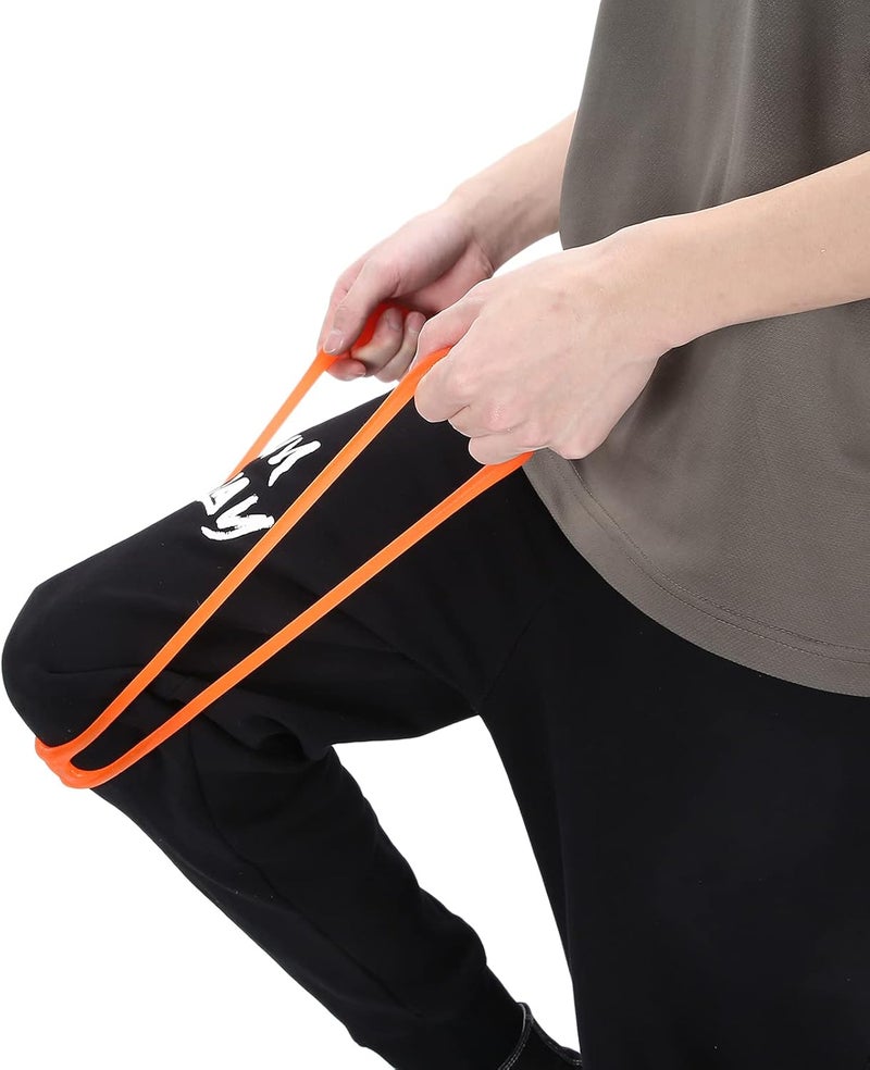 cheekyglo Yoga Type 8 Resistance Band, Elastic Bodybuilding Professional Workout Women Gym, Yoga, Lose Weight, Shaping, Home GymeOrange - Image 3