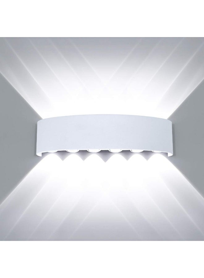 AFN Modern LED Wall Light Fixture with Up and Down Beam Design, Energy Efficient Indoor Decorative Lighting for Living Room, Bedroom, Hallway, Staircase, Compatible with Ceiling Light Systems - Image 1