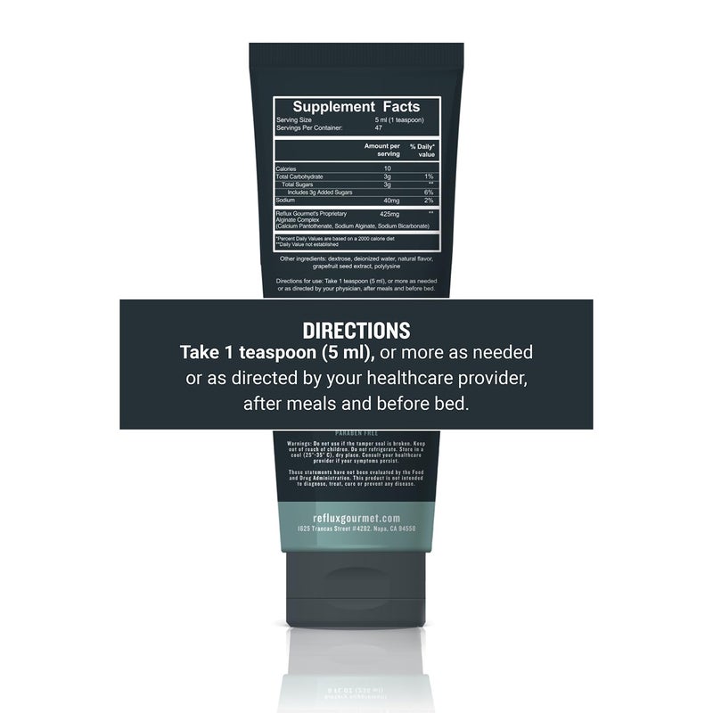 REFLUX GOURMET - Mint Chocolate Rescue All-Natural Alginate Therapy, Acid Reflux, GERD, LPR, Heartburn Relief, Made from All Natural Ingredients Considered Safe for Children and Pregnant Women - Image 2