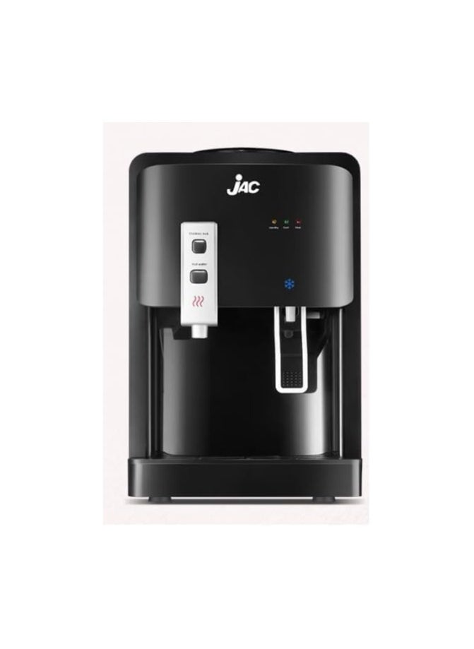 Jac Jack Desktop Water Cooler, Black, 2 Taps, Hot and Cold, 2225T  - Image 1