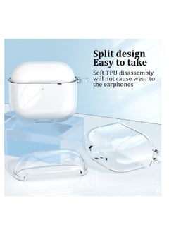 Generic Clear Case for AirPods 4/4th NC Generation Case, Compatible with AirPods 4/4 NC Gen (2024), Drop Protection Cover with Lanyard, Reduced Yellowing, Wireless Charging, Shock Resistant, Full Protection  - Image 3