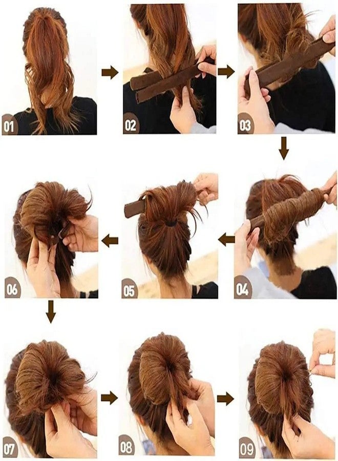 VSAKSH 2 Pcs Professional Hair Bun Maker-Donut Hair- Perfect Hair Bun Maker-Ballet Bun Maker-Easy Bun Hair Tool-Kids Ballerina Bun-Shaper Bun Hair Tool For Women - Image 5