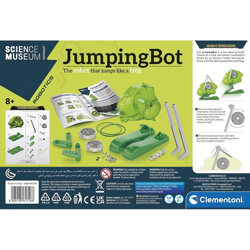 Clementoni - Science Museum Jumping Bot Frog Robot - 61716 - Image 3