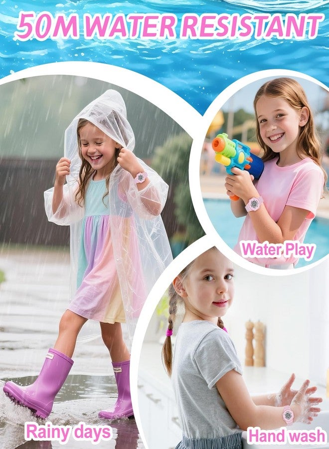 SOCICO Kids Digital Watches for Girls Boys, Waterproof 5ATM, 7 Color Lights Waterproof Watches for Kids with Alarm Stopwatch, Soft Band Wrist Watch for Girls and Boys Ages 5-12. - Image 4