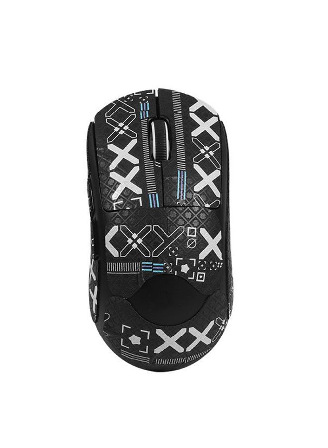 BURAQ For Logitech GPW 2-Generation Mouse Anti-Slip Stickers Absorb Sweat Paste, Color: Black Print Fully Surround - Image 1