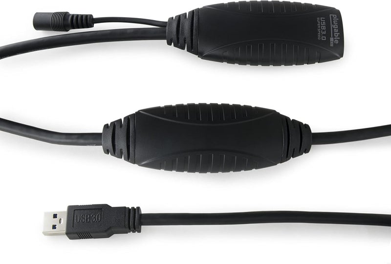 بلاج آبل كابل تمديد نشط USB 3.0 بطول 10 أمتار (32 قدم) من مع محول طاقة تيار متردد وحماية من الجهد العكسي - Image 3
