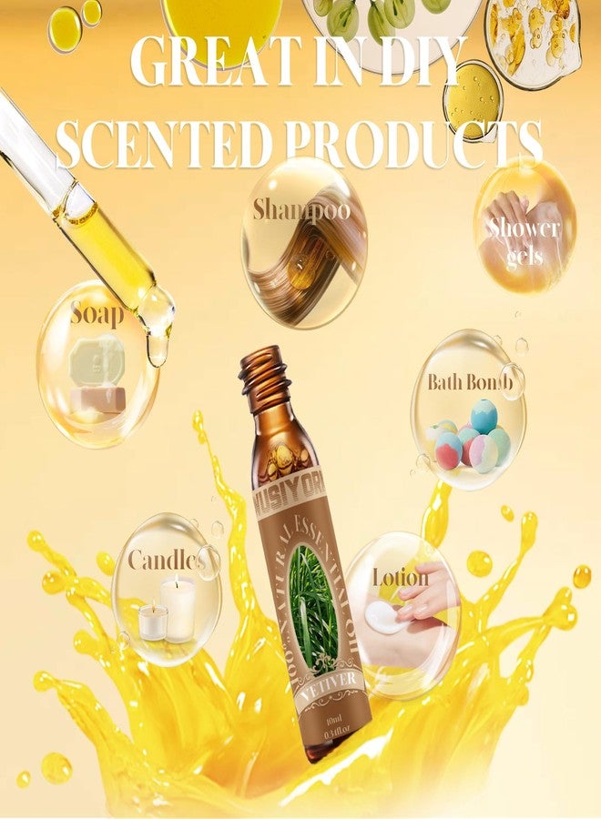 زيت نجيل الهند العطري من ووسيورك، 10 مل - زيوت علاجية نقية وطبيعية 100% لموزع الروائح العطرية - 0.34 أونصة سائلة/نجيل الهند - Image 4
