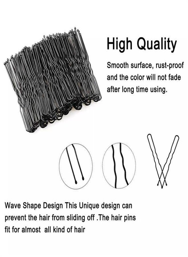 DHANABAPA Black Bobby Hair Pins 100 Pack – Durable Metal Bun Pins for Women & Girls, Perfect for Bridal Hairstyles, Juda Bun, Dance & Professional Salon Hair Styling. - Image 2