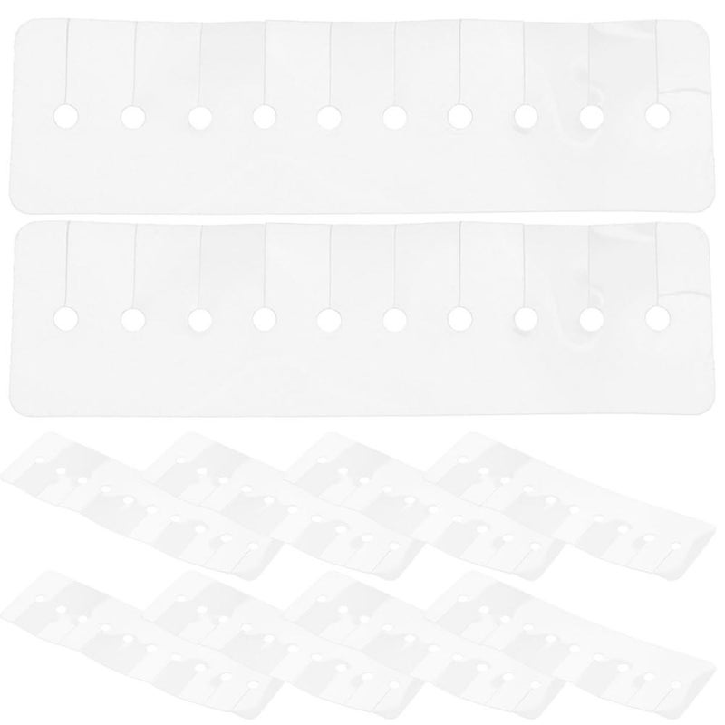 Wet anti slip MAGICLULU 20pcs Multi-hole Hair Extension Heat Shield Protectors with 10 Holes Heat Resistant Hair Sectioning Tool for DIY Extensions and Weft Adhesive Application Balanced universal design - Image 1