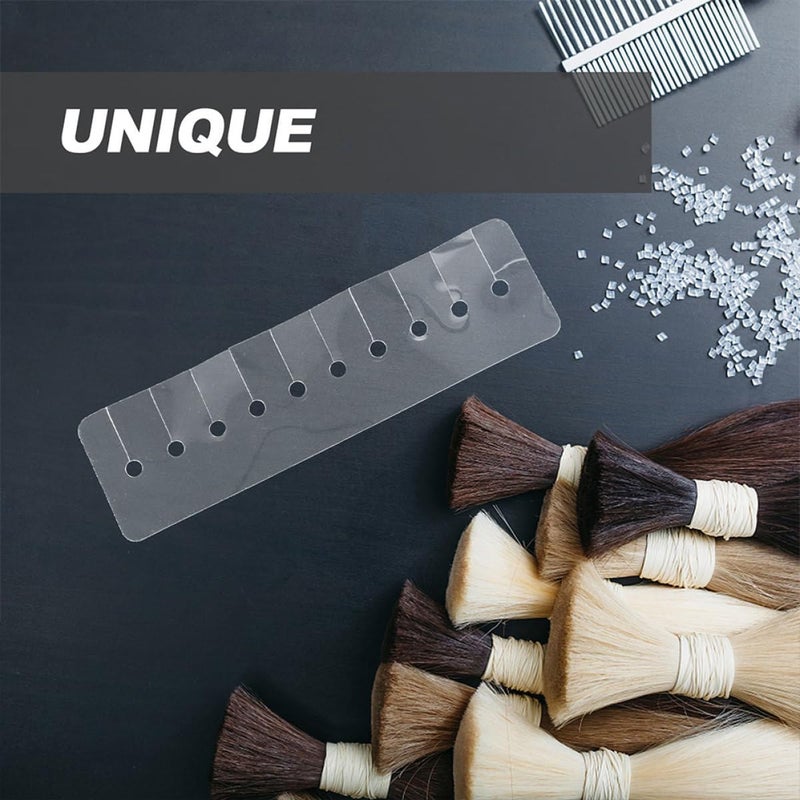 Wet anti slip MAGICLULU 20pcs Multi-hole Hair Extension Heat Shield Protectors with 10 Holes Heat Resistant Hair Sectioning Tool for DIY Extensions and Weft Adhesive Application Balanced universal design - Image 3
