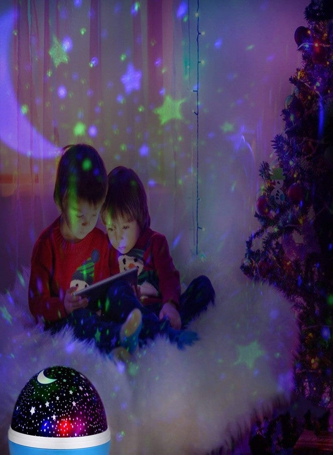 NL TRADERS Plastic Night Light Lamps for Bedroom 360 Degree Rotating Star Projector Lights Color Changing LED for Kids Baby Nursery Gift - Color As Per Availability, White Star, Pack of 1 - Image 4