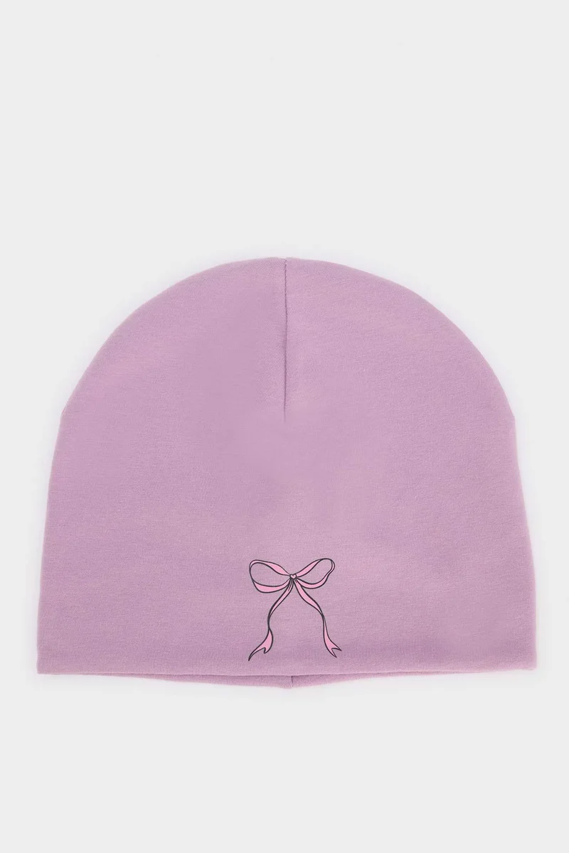 ديفاكتو Girl Printed Cotton Beanie