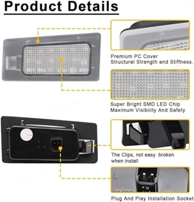 Wivplex License Plate Light for Kia Forte - Image 5