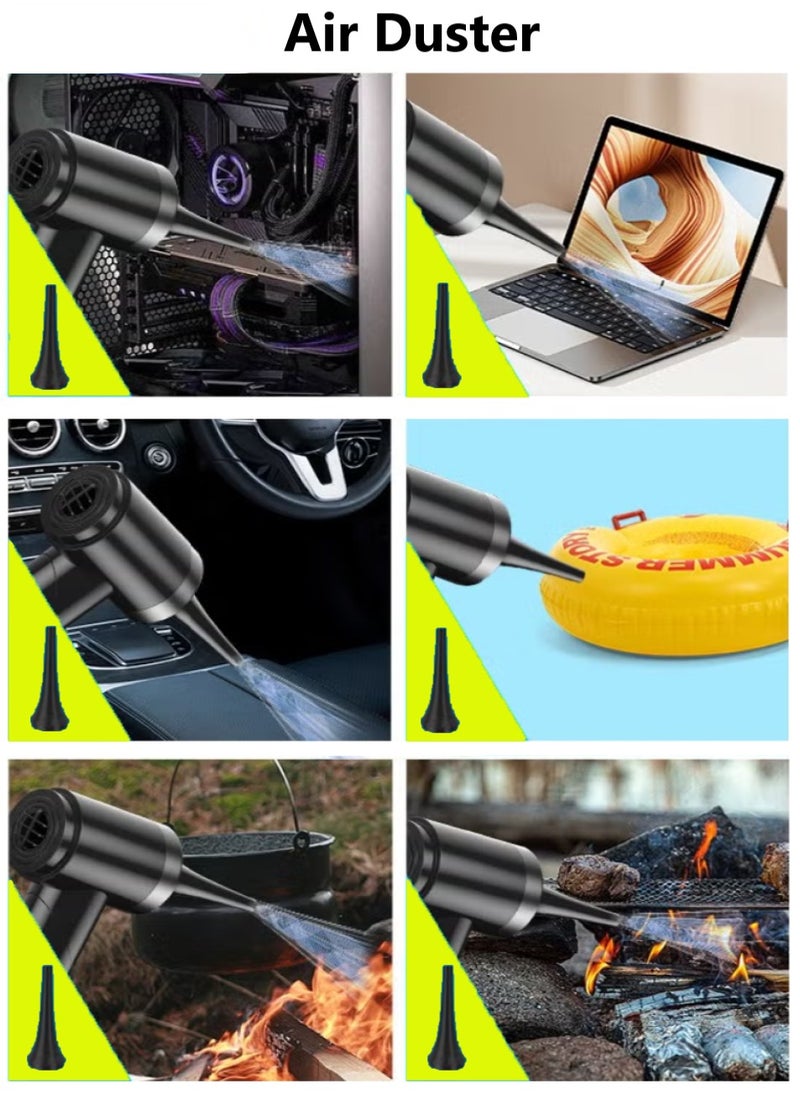 Changli - 2 in 1  Vacuum 4000mAh 120W 8000pa Suction,Hand Vacuum, Foldable Vacuum Cleaner, 90°Foldable Mini Portable Vacuum Cleaner, Cordless Vacuum Cleaners for Home, Multi- Functional Foldable Vacuum & Blower for Car/Home - Image 1
