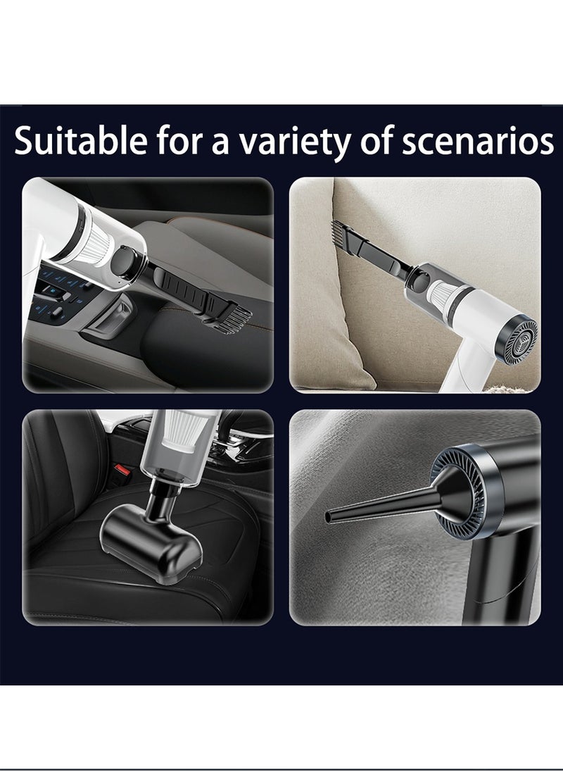 Changli - 2 in 1  Vacuum 4000mAh 120W 8000pa Suction,Hand Vacuum, Foldable Vacuum Cleaner, 90°Foldable Mini Portable Vacuum Cleaner, Cordless Vacuum Cleaners for Home, Multi- Functional Foldable Vacuum & Blower for Car/Home - Image 1