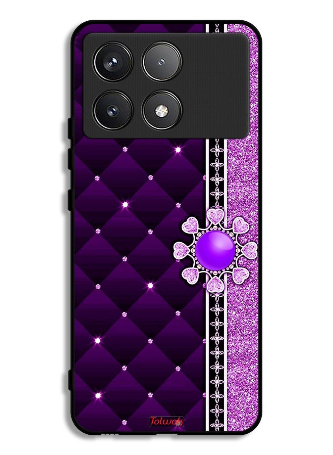 Tolwak Xiaomi Redmi K70 Pro Protective Case Cover Glitter Hearts - Image 1