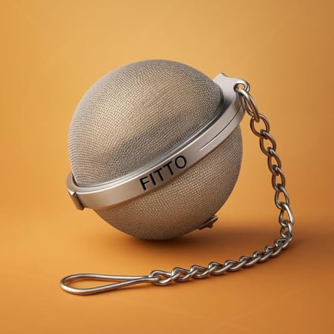 FITTO Tea Strainer 53 Cm Stainless Steel Tea Ball Infuser For Loose Tea Leaves Herb And Fruit  Fine Mesh Tea Filter For Perfect Steeping - Image 4