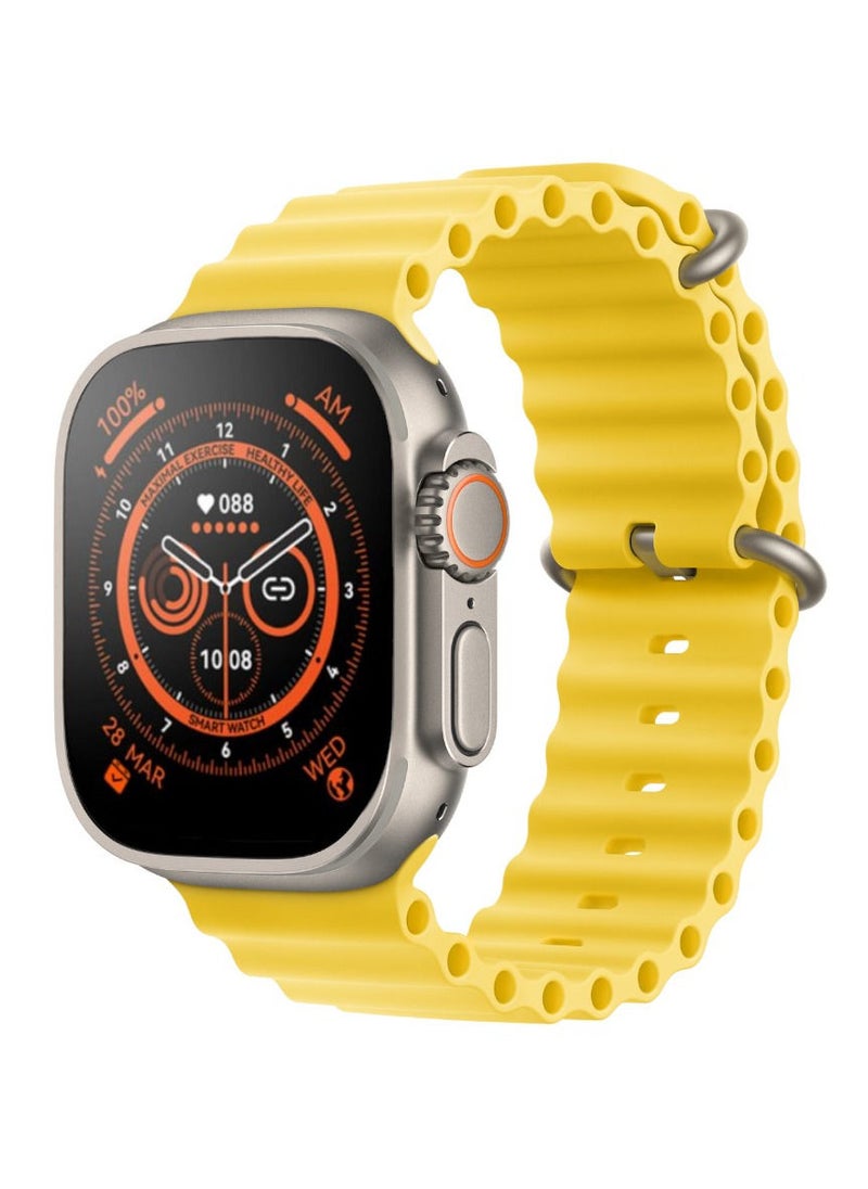 Generic - M8 PRO Ultra New Ultra 8 Pro Smartwatch Series 8 | S8 49mm 1.91" | Compass | NFC | IP68 Waterproof | Smart Sensor | Smart Watch with Ocean Strap - Image 1