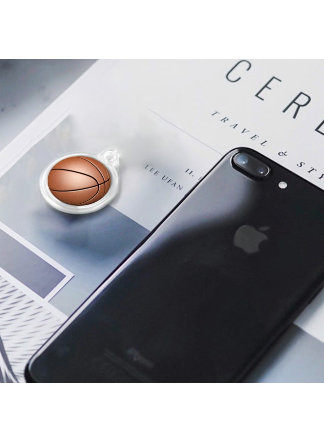 For Apple Airtags Protective Case Painted Football Basketball Golf Tracker Transparent TPU Case-Color:Golf Ball-Applicable Models:AirTag