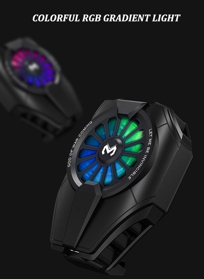 Portable Phone Cooler, Built-In 9 Upgraded Silent Fan Blades, Fast Cooling,Fit All Types Of Iphone Android Smartphone - Image 3