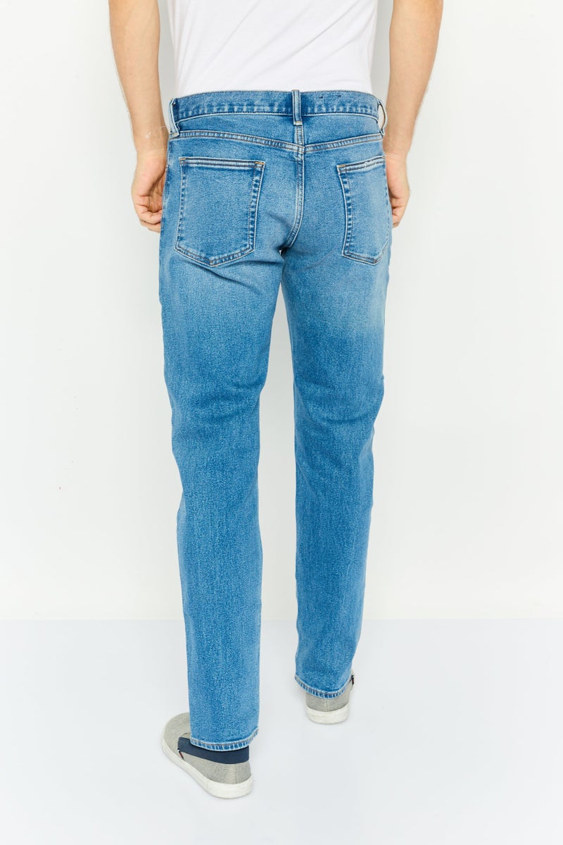 GAP Men Slim Fit Wash Stretchable Denim, Blue - Image 4
