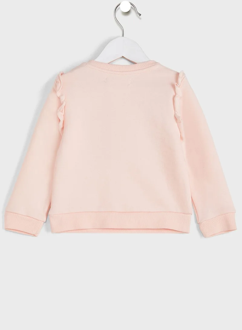 Ripples Sweatshirt With Frills