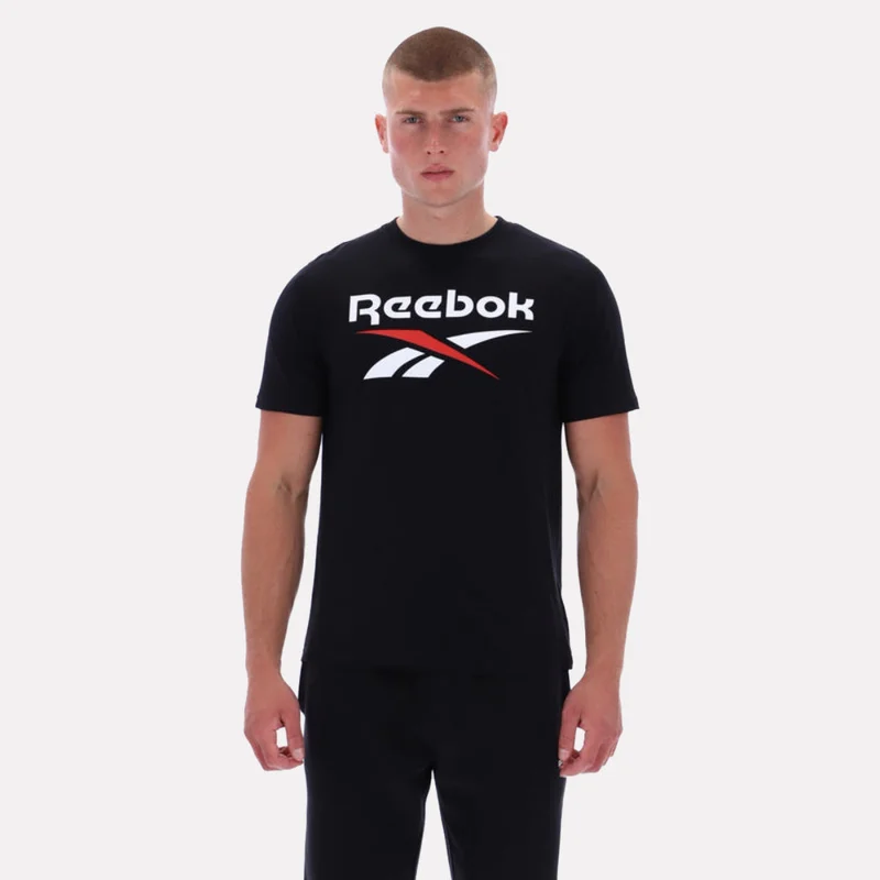 ريبوك Bruno Big Logo Crew Neck Short Sleeve T-Shirt
