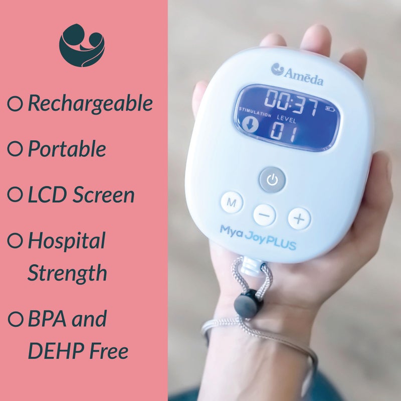 Ameda MYA Joy Plus Electric Breast Pump | Rechargeable | Hospital Grade | Includes HygieniKit & Ameda Pump Parts | Portable Breast Pump Hands Free - Image 2