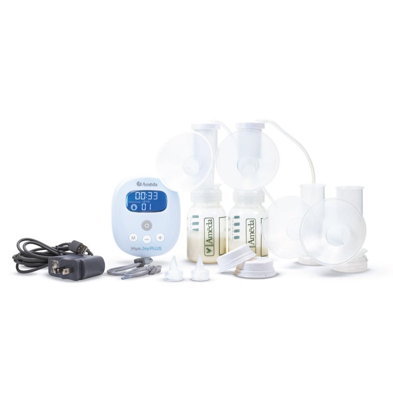 Ameda MYA Joy Plus Electric Breast Pump | Rechargeable | Hospital Grade | Includes HygieniKit & Ameda Pump Parts | Portable Breast Pump Hands Free - Image 1