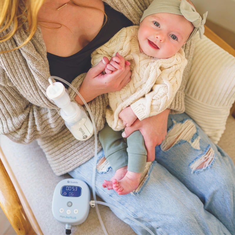 Ameda MYA Joy Plus Electric Breast Pump | Rechargeable | Hospital Grade | Includes HygieniKit & Ameda Pump Parts | Portable Breast Pump Hands Free - Image 5