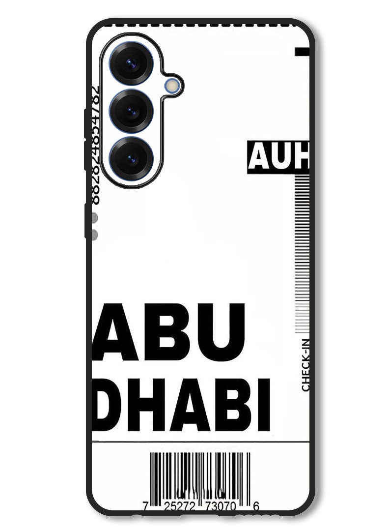 Theodor Case Compatible with Samsung Galaxy A56 Protection Shockproof Bumper Cover AUH boarding pass - Image 1