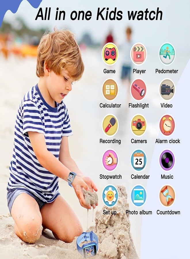 DMG TECH Smart Watch for Kids Waterproof Heart Rate Sleep Monitor 7 Kinds of Puzzle Games Pedometers - Image 2