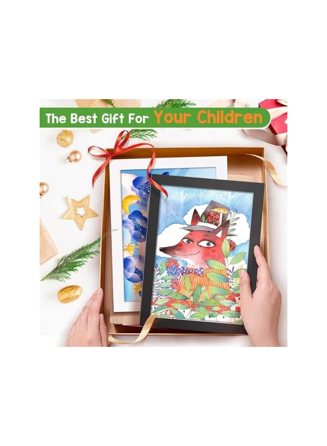 The Bros Kids Art Frame 2PCS, Toddler Artwork Frames Changeable Protectors Display Storage Front Opening A4 Picture Frame, Ideal for Children Art Projects Drawing Craft Hanging 3D Wall,21 * 29.7cm - Image 5