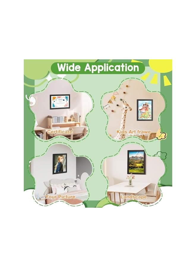 The Bros Kids Art Frame 2PCS, Toddler Artwork Frames Changeable Protectors Display Storage Front Opening A4 Picture Frame, Ideal for Children Art Projects Drawing Craft Hanging 3D Wall,21 * 29.7cm - Image 4