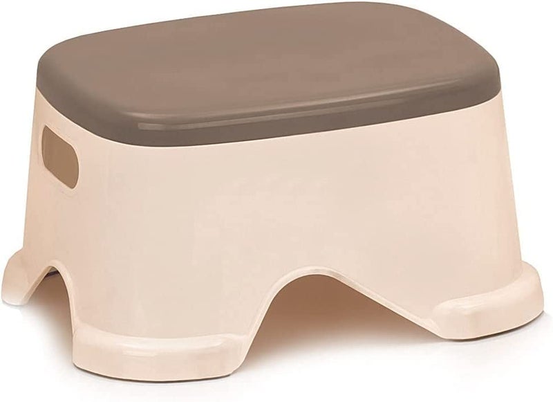 LANKESH ENTERPRISE Stool for Kitchen and Bathroom Very Strong Built Attractive Looking Unbreakable Plastic Stool Comfortable Seating of White - Image 1