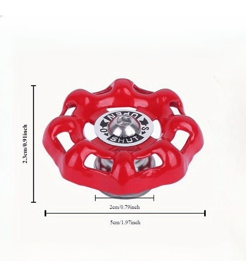 شخصية رجعية معدنية لمقبض التحكم المركزي في السيارة، زر تشغيل أحمر واحد، ملصقات داخلية أنيقة، صمامات صناعية للتروس، مواد متينة - Image 3