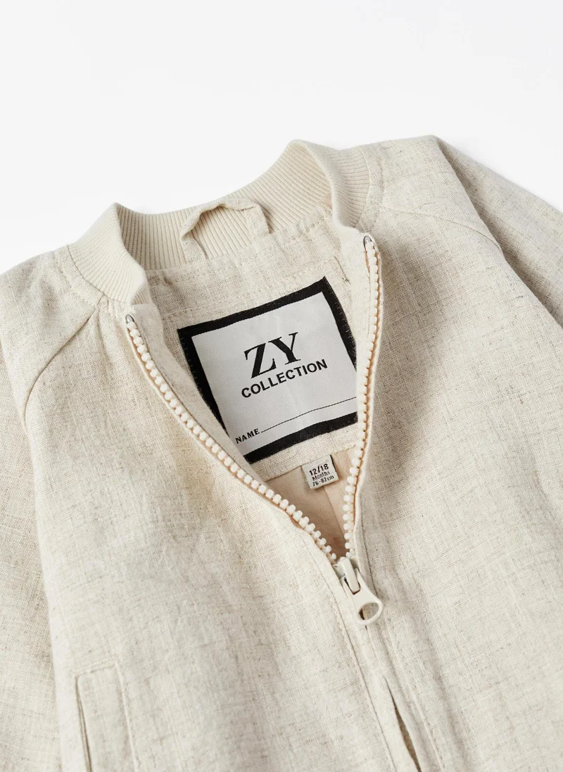 Zippy Linen Jacket for Baby Boys