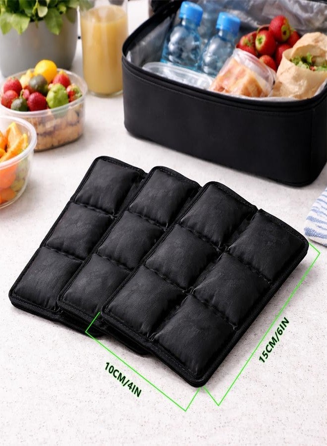 WORLD-BIO Ice Packs for Lunch Box – 4PCS Reusable Gel Ice Packs, Slim Cold Packs for Bento Box & Cooler, Long Lasting Cold Packs for Food (Soak & Freeze, 6"x4"x0.7") - Image 4