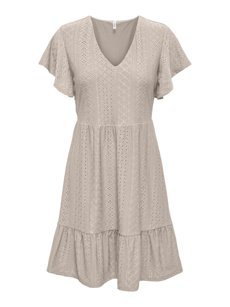 ONLY ONLSANDRA S/S V-NECK DRESS JRS NOOS - Image 4