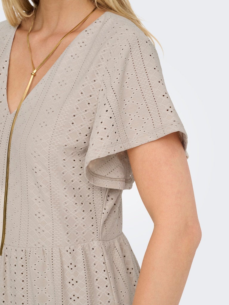 ONLY ONLSANDRA S/S V-NECK DRESS JRS NOOS - Image 1