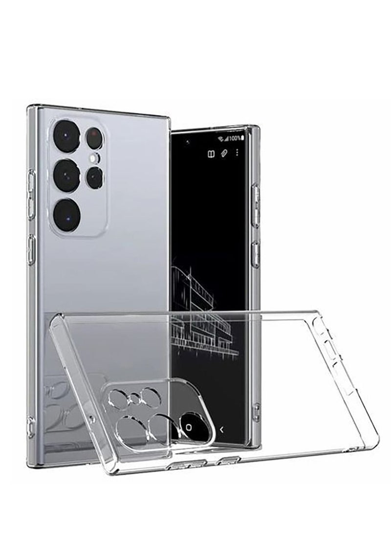 Generic Samsung Galaxy S22 Ultra Transparent And High-quality Case Fully Protection - Transparent 