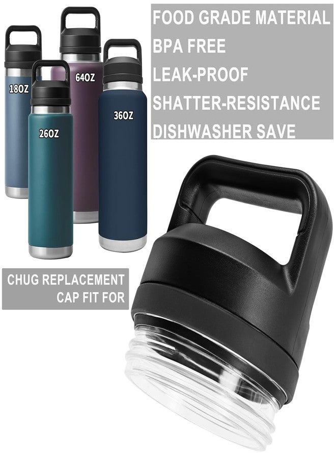 Yeebline Screw Top Lid Replacement Compatible with Rambler Yeti, Yeebline Screw Top Chug Lid Cap Cover Compatible with YETI Rambler Water Bottle Fits for 18oz/26oz/36oz/64oz - Image 5